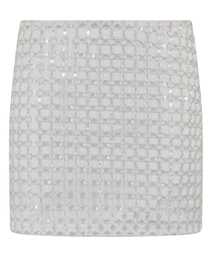 silver-beaded-mini-skirt