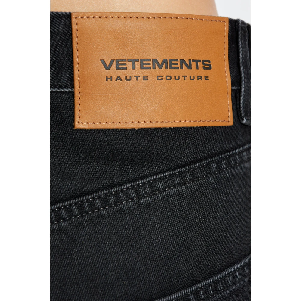 Vetements Jeans met logo Black Dames