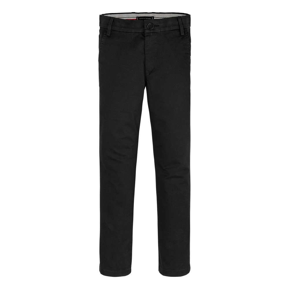 Tommy Hilfiger Mjuka Twill Chino Byxor Black, Pojke