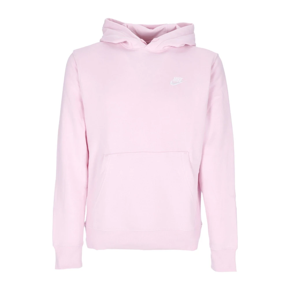 Nike Club Hoodie Pink Heren