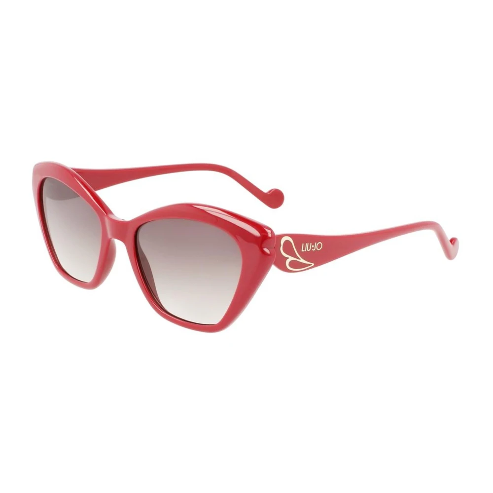 Liu Jo Women's Red Sunglasses, One Size, Injected Frame Sunglasses With Filter