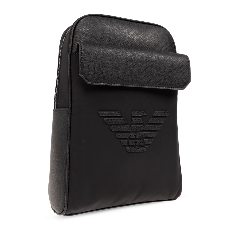 Emporio Armani Backpacks Black Heren