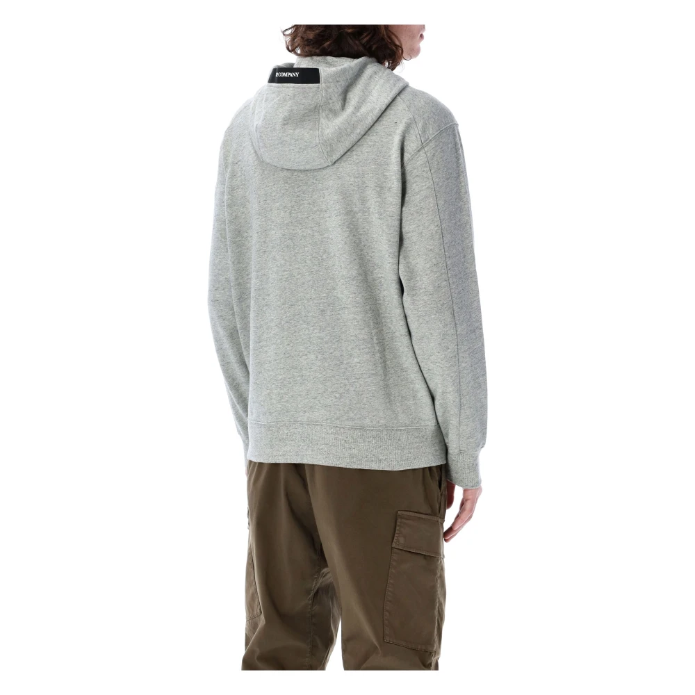 C.P. Company Gemêleerde Gebreide Kleding met Lensdetail Gray Heren