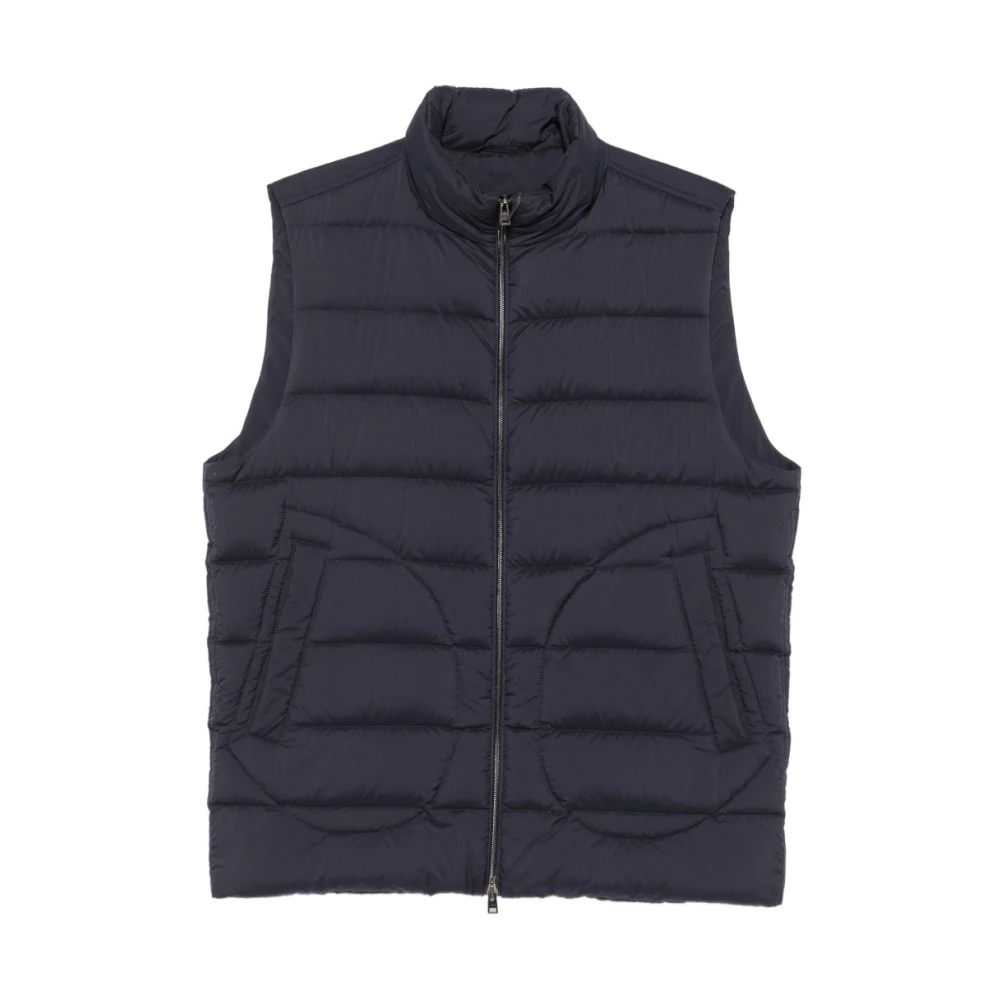 Herno Jackets - Male - Waistcoats - Blue - Xl - Jackets