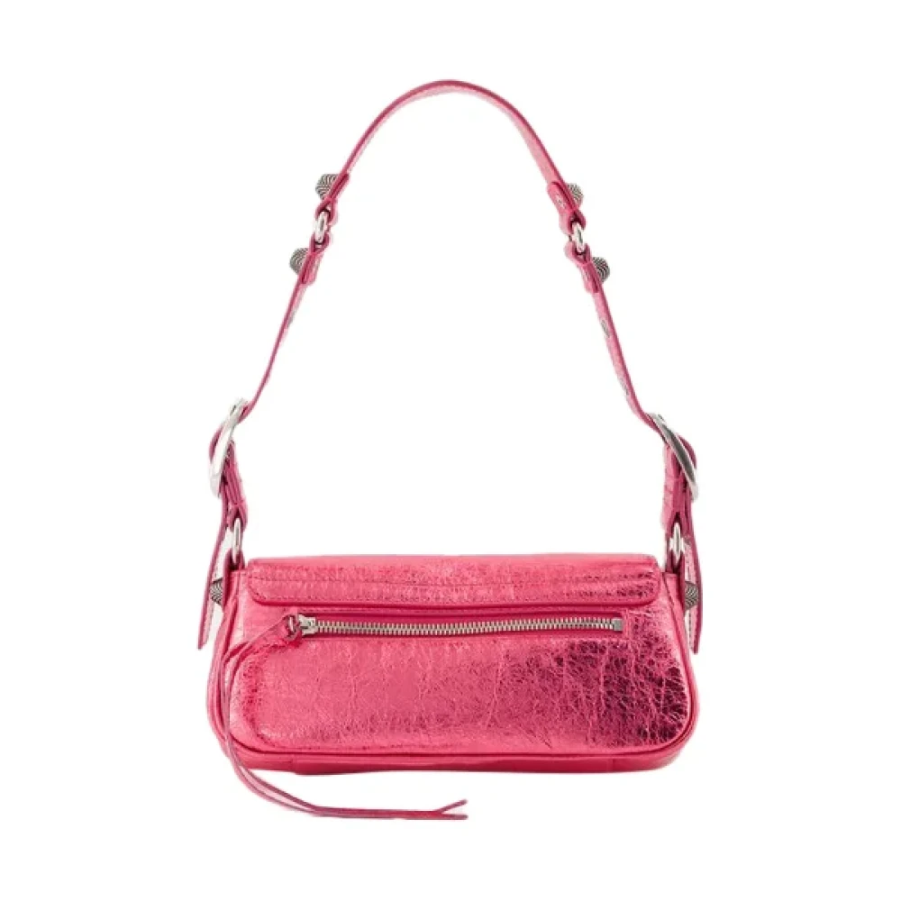 Balenciaga Vintage Pre-owned Leather crossbody-bags Pink Dames