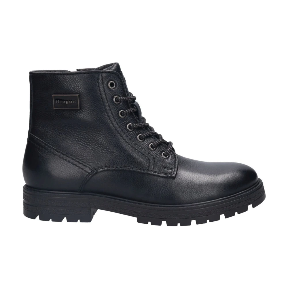 Bugatti Men's Black Lace-Up Boots, 9 Uk, Ankle Boots For