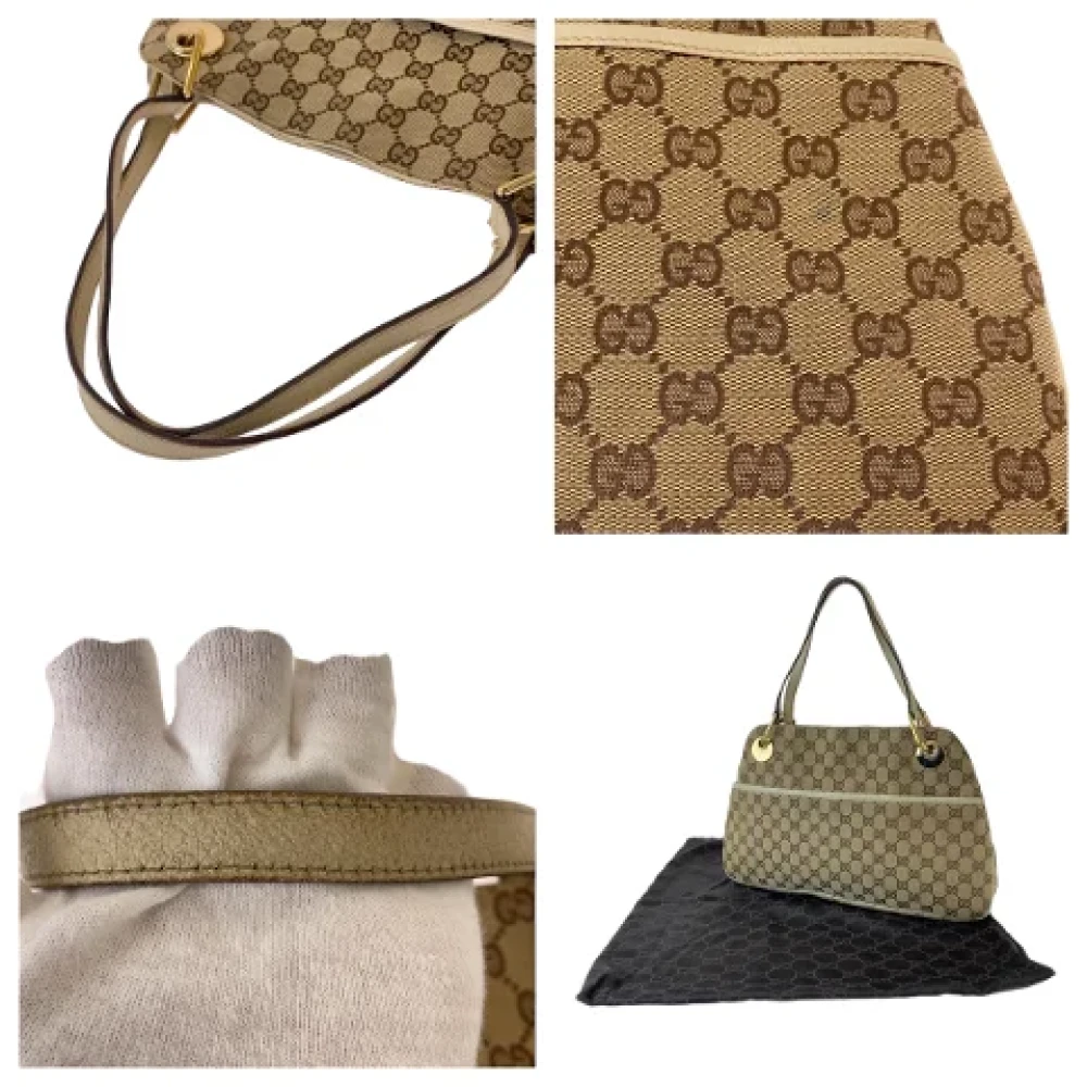 Gucci Vintage Pre-owned Canvas totes Beige Dames