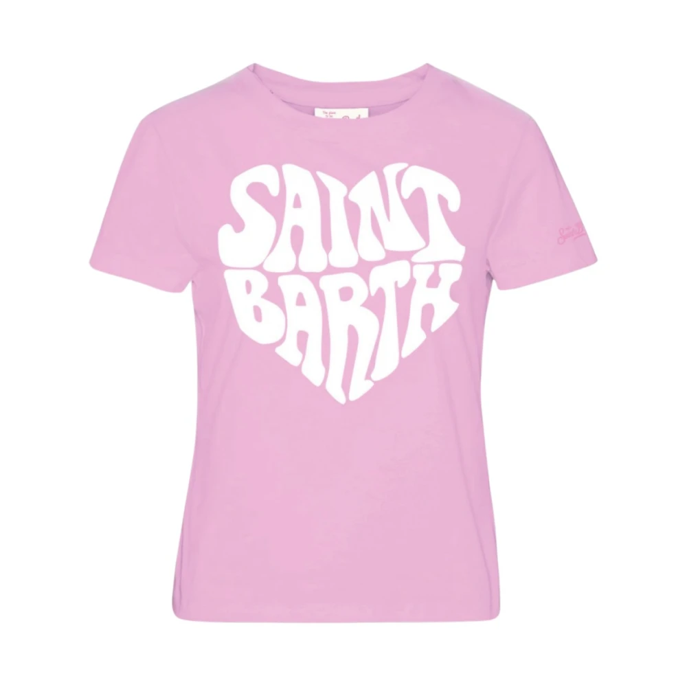 MC2 Saint Barth Emilie Roze Katoenen T-shirt Pink Dames