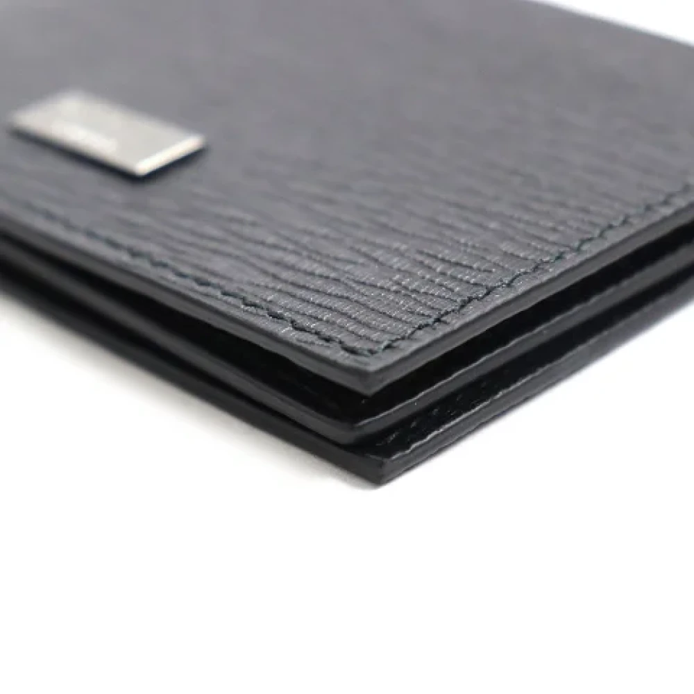 Salvatore Ferragamo Pre-owned Leather wallets Black Heren