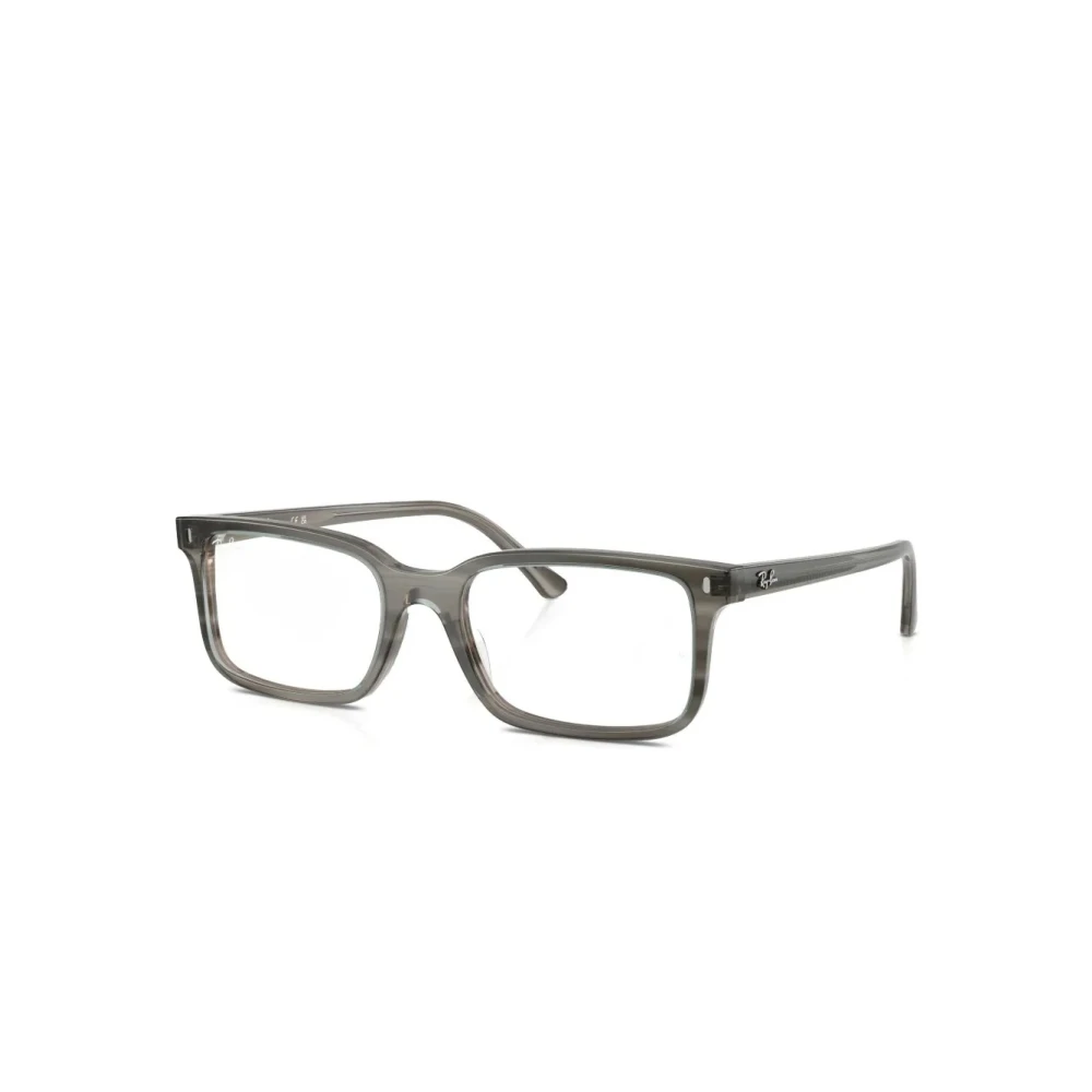 Ray-Ban Gray Glasses, Unisex, 54 Mm, Square Optical Frame
