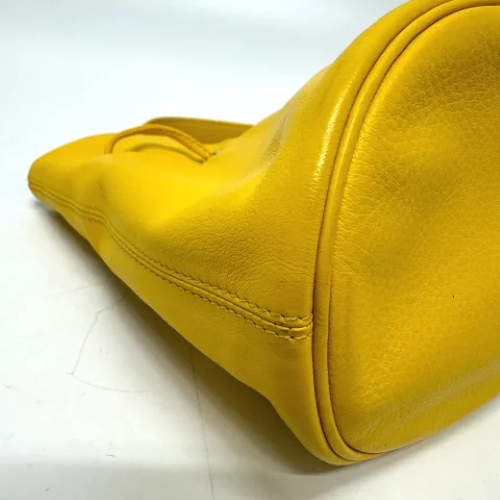 Balenciaga Vintage Pre-owned Leather balenciaga-bags Yellow Dames