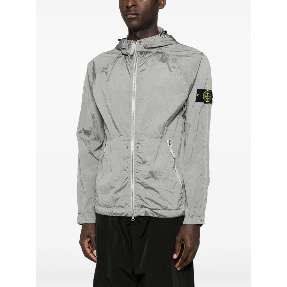 Stone Island Grijze Parka Jas Gray Heren
