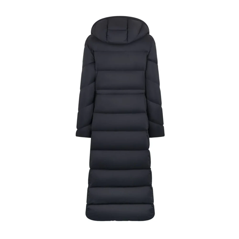 Moose Knuckles Zwarte Parka met Afneembare Capuchon Black Dames