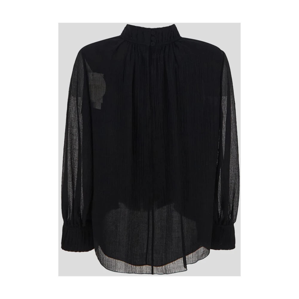 Chloé Elegante en Comfortabele Wollen Shirt Black Dames