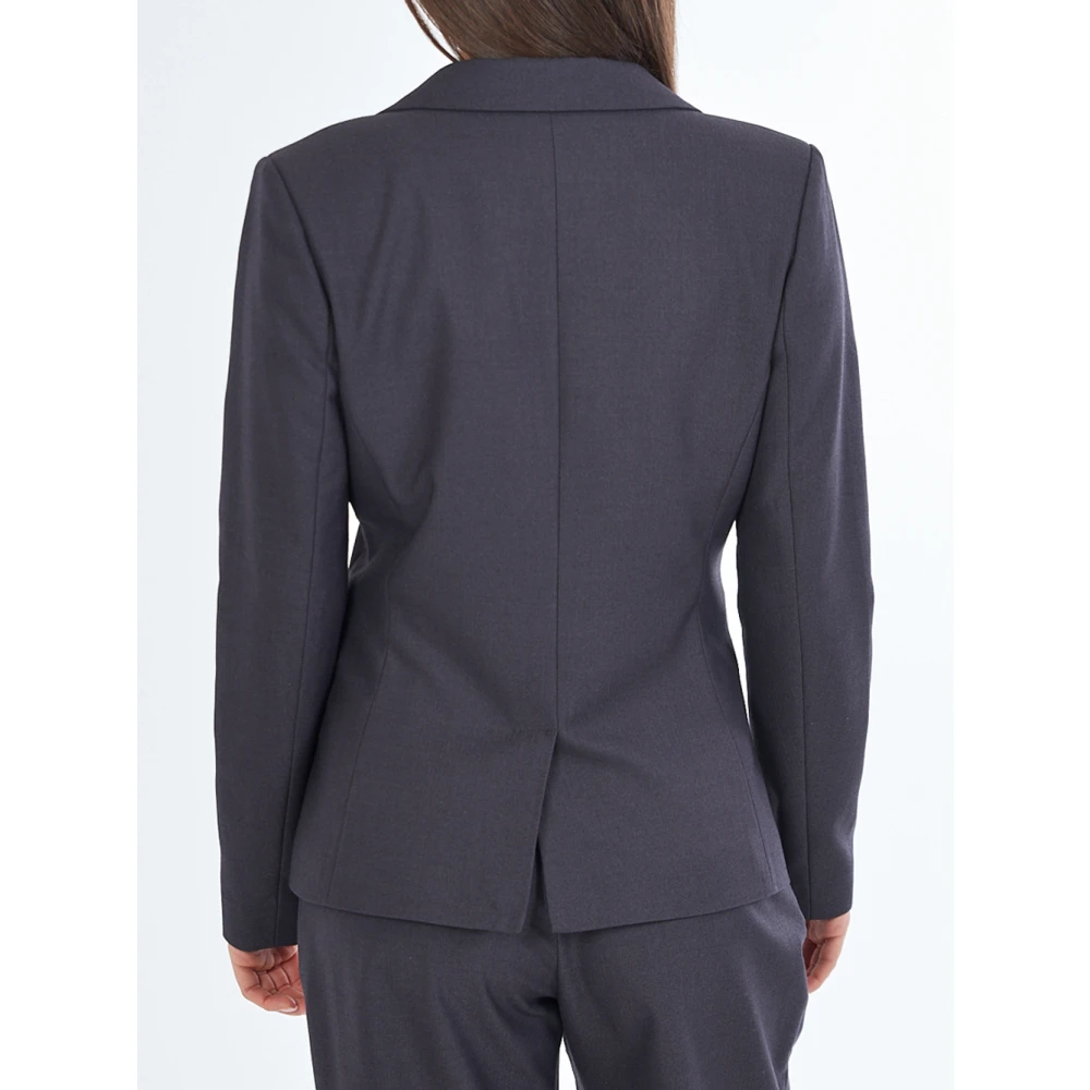 YES ZEE Antraciet Blazer voor Moderne Vrouwen Gray Dames