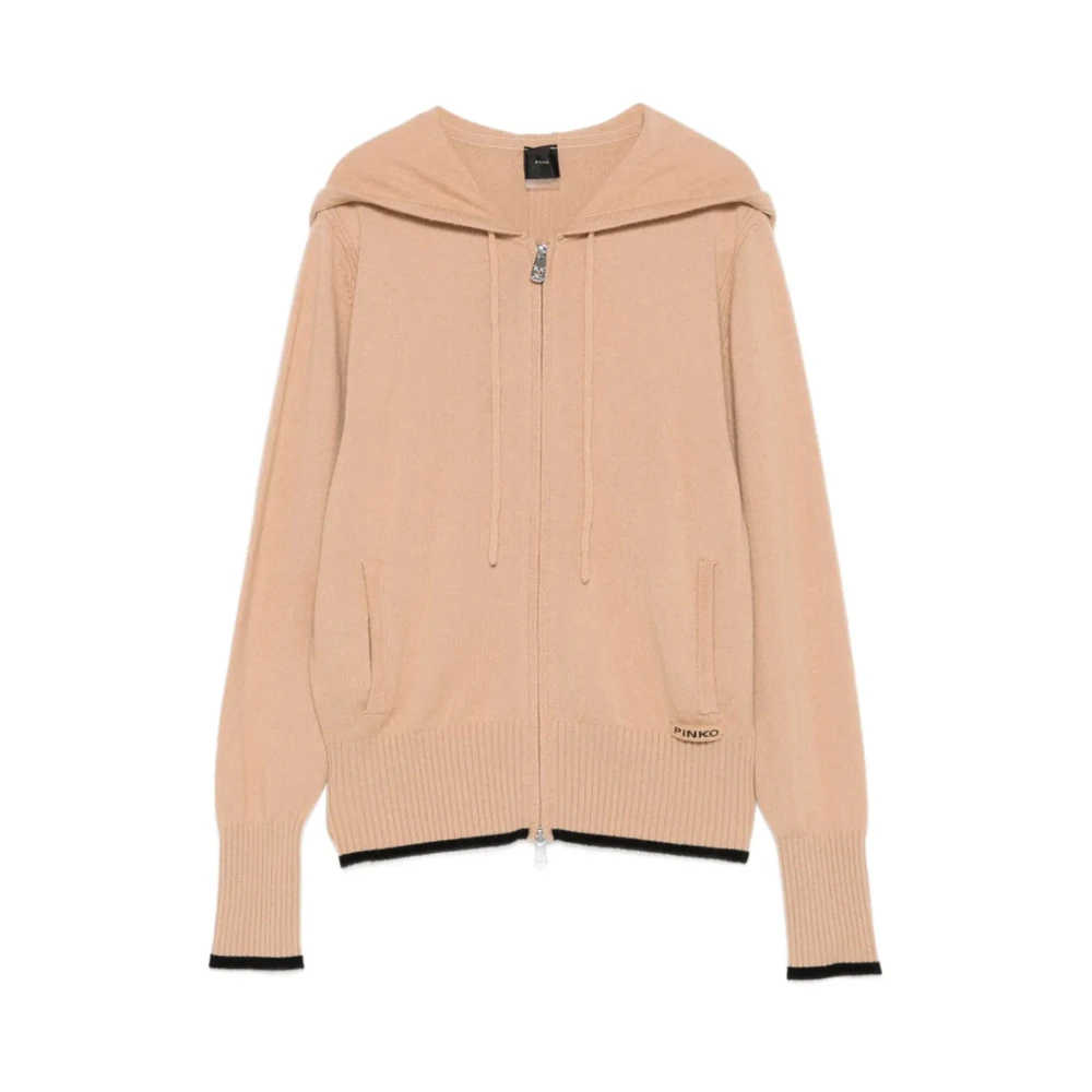 Pinko Women's Beige Cardigans, S, Sullawesi Cardigan