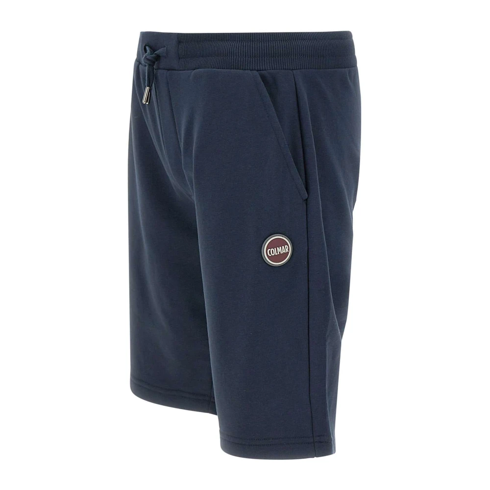Colmar Blauwe Katoenen Connective Heren Shorts Blue Heren