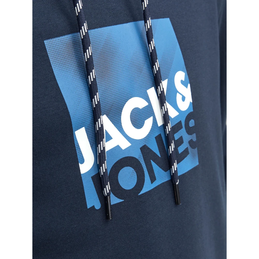 jack & jones Logan Hoodie Sweatshirt Blue Heren