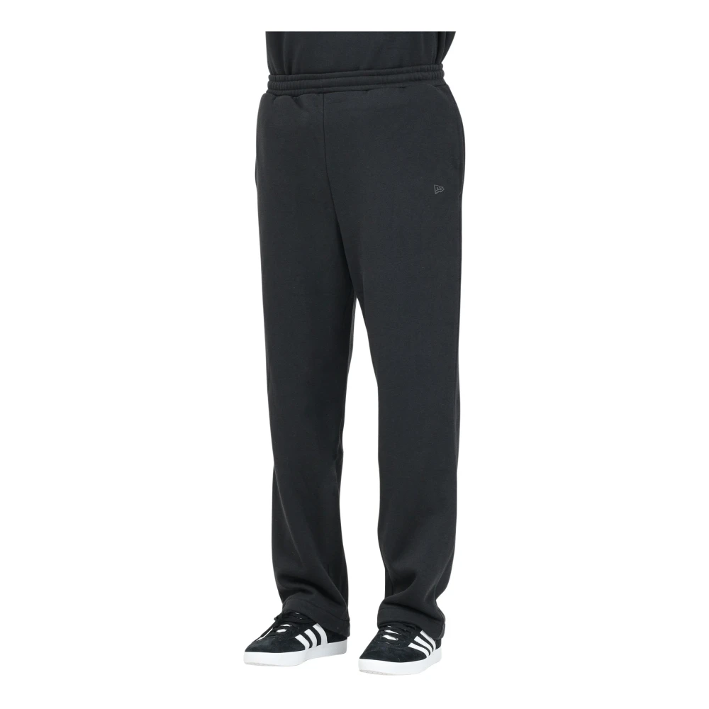 New era Sportieve Zwarte Broek Essentieel Ontwerp Black Heren