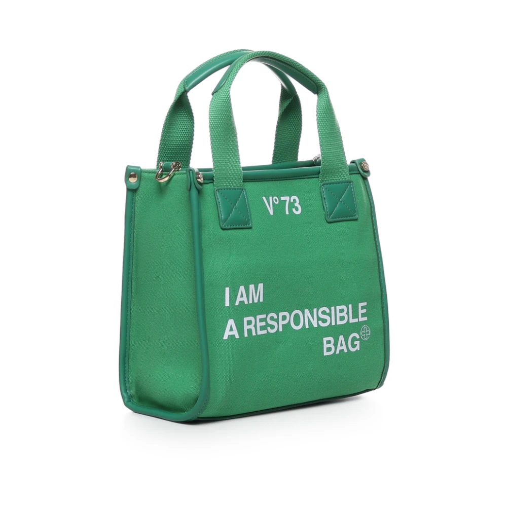 V73 Handbags Green Dames