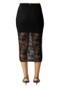 black-lace-midi-skirt-set