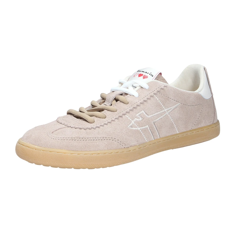 Tamaris Sportieve Vetersneaker Dames Schoenen Beige