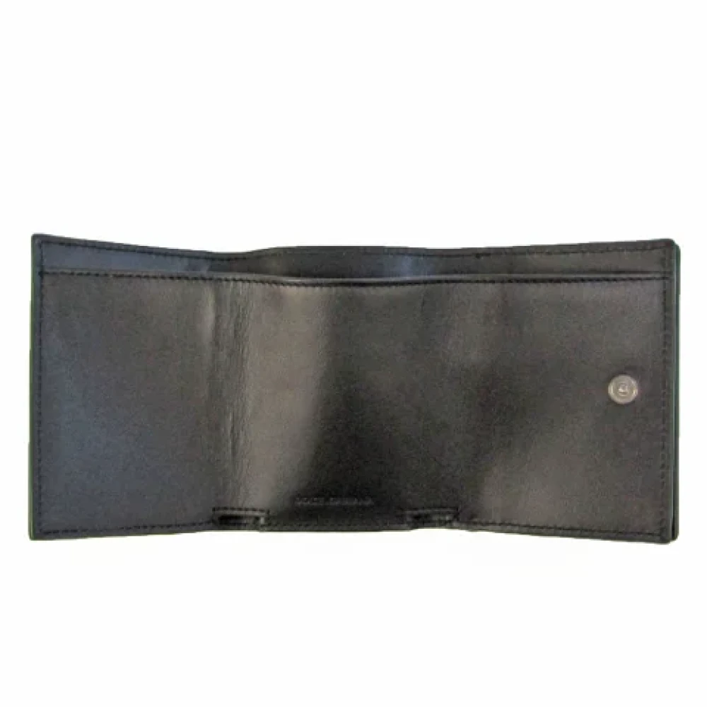 Dolce & Gabbana Pre-owned Leather wallets Green Dames
