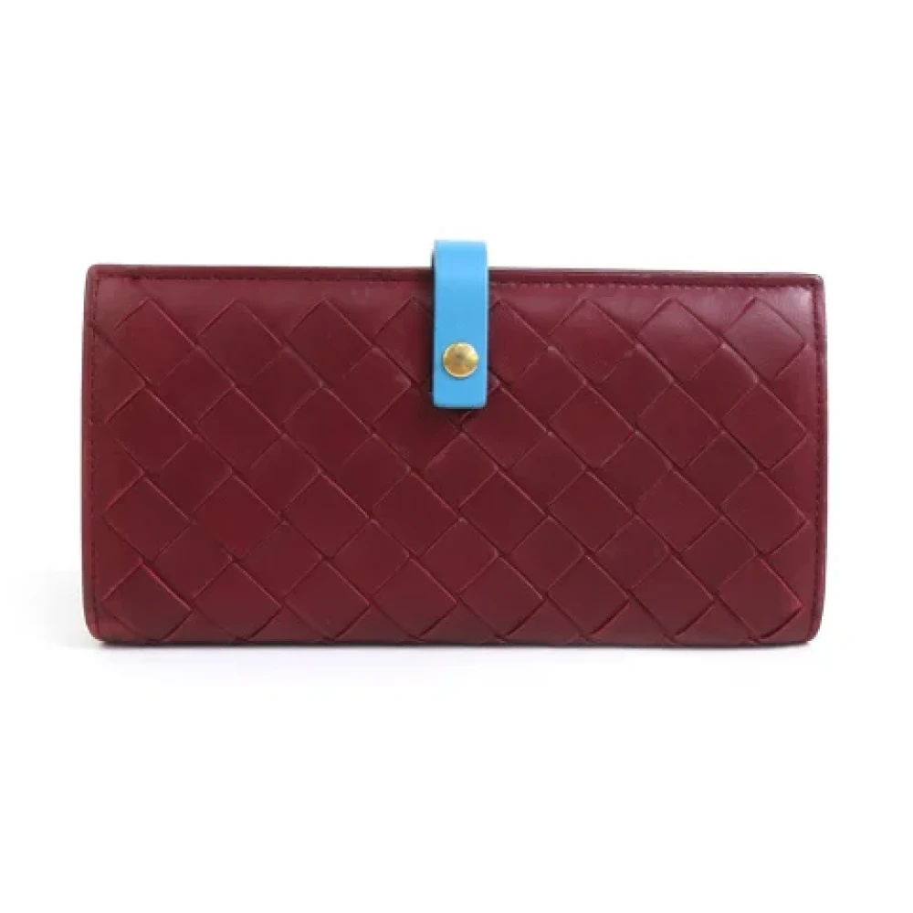 Bottega Veneta Vintage Pre-owned Leather wallets Brown Dames