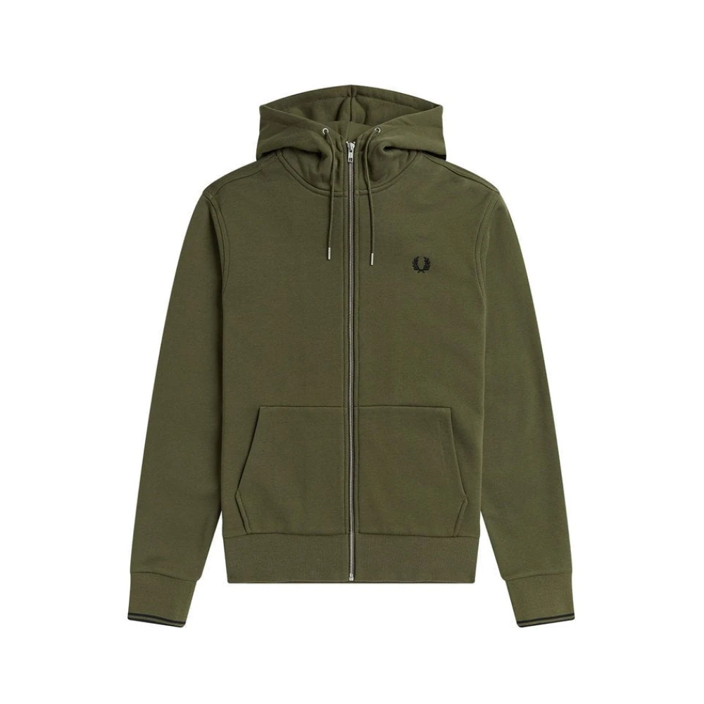 Fred Perry Zip-throughs Green, Herr