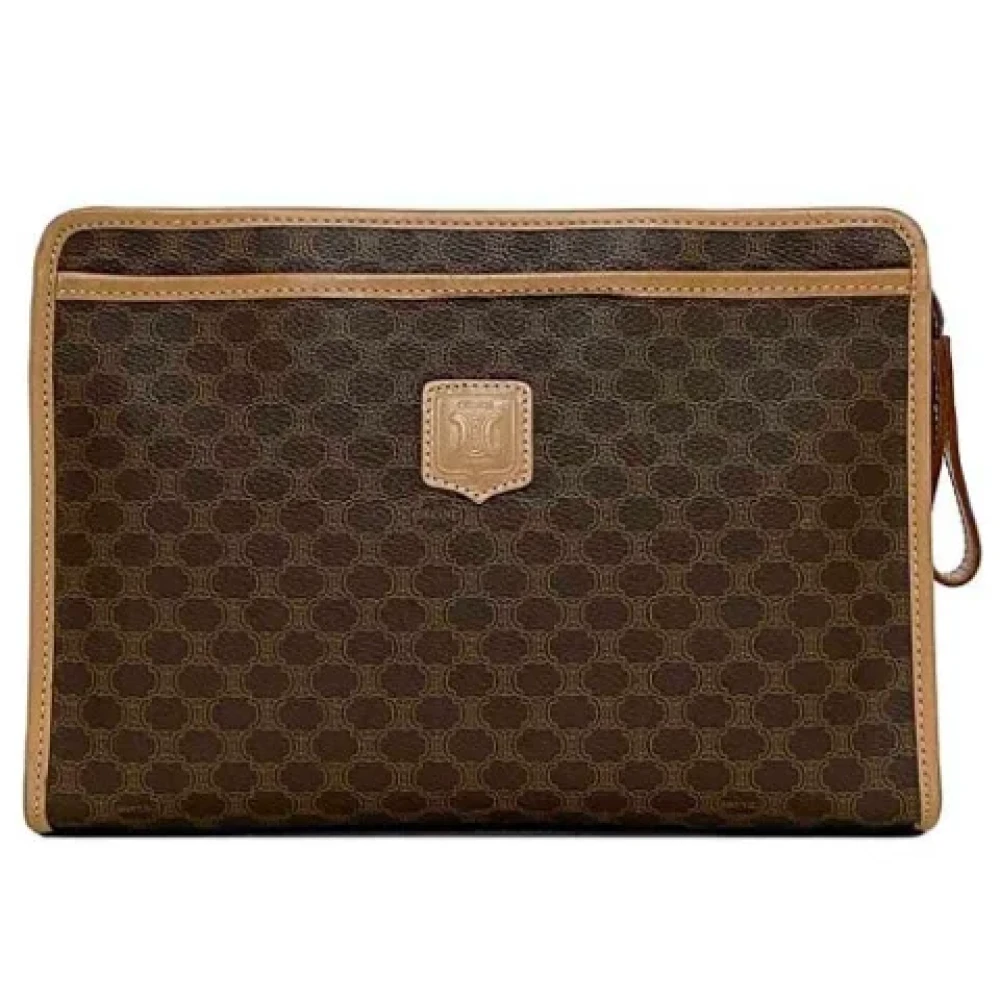 Celine Vintage Pre-owned Plastic celine-bags Brown Dames