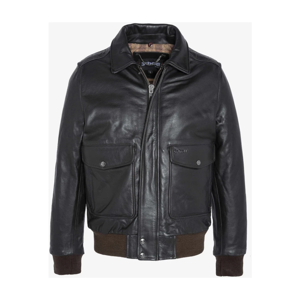 Schott NYC A-2 Flight Jacket Brown Heren