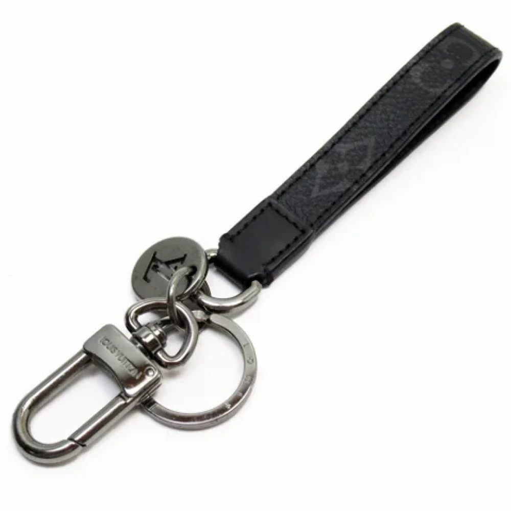 Louis Vuitton Vintage Pre-owned Canvas key-holders Black Dames