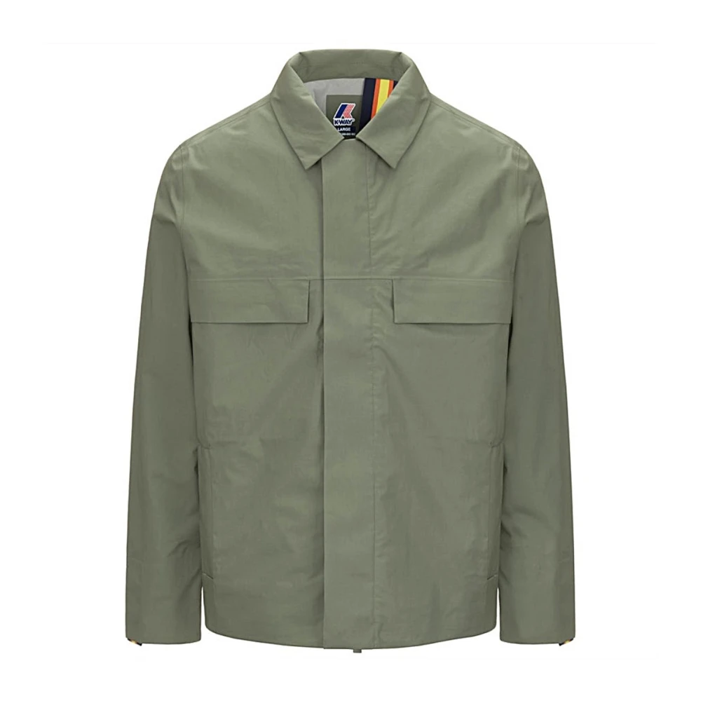 K-Way Men's Green Giubbotto - Light Jackets - Xl - Jackets