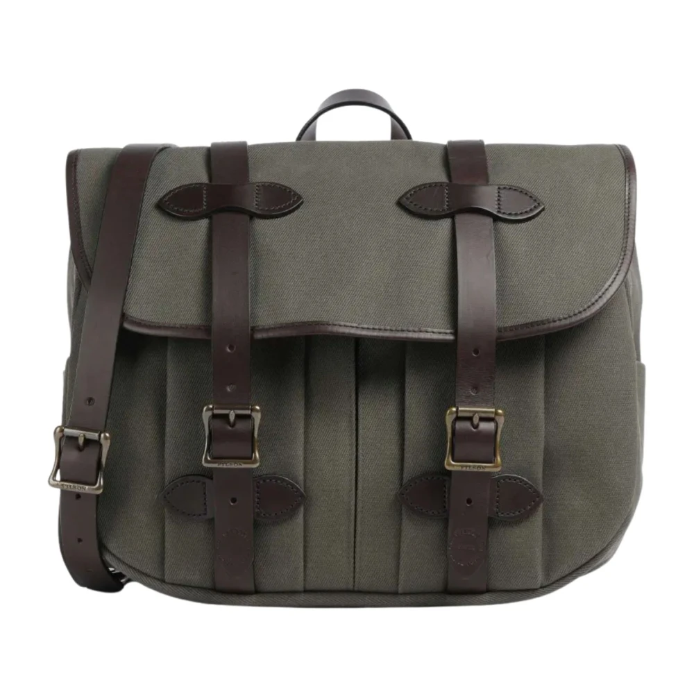 Filson Green Rugged Twill Zipper Tote Bag - Male - Cross Body Bags - One Size - Bags