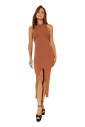robe-midi-caramel-ajustee