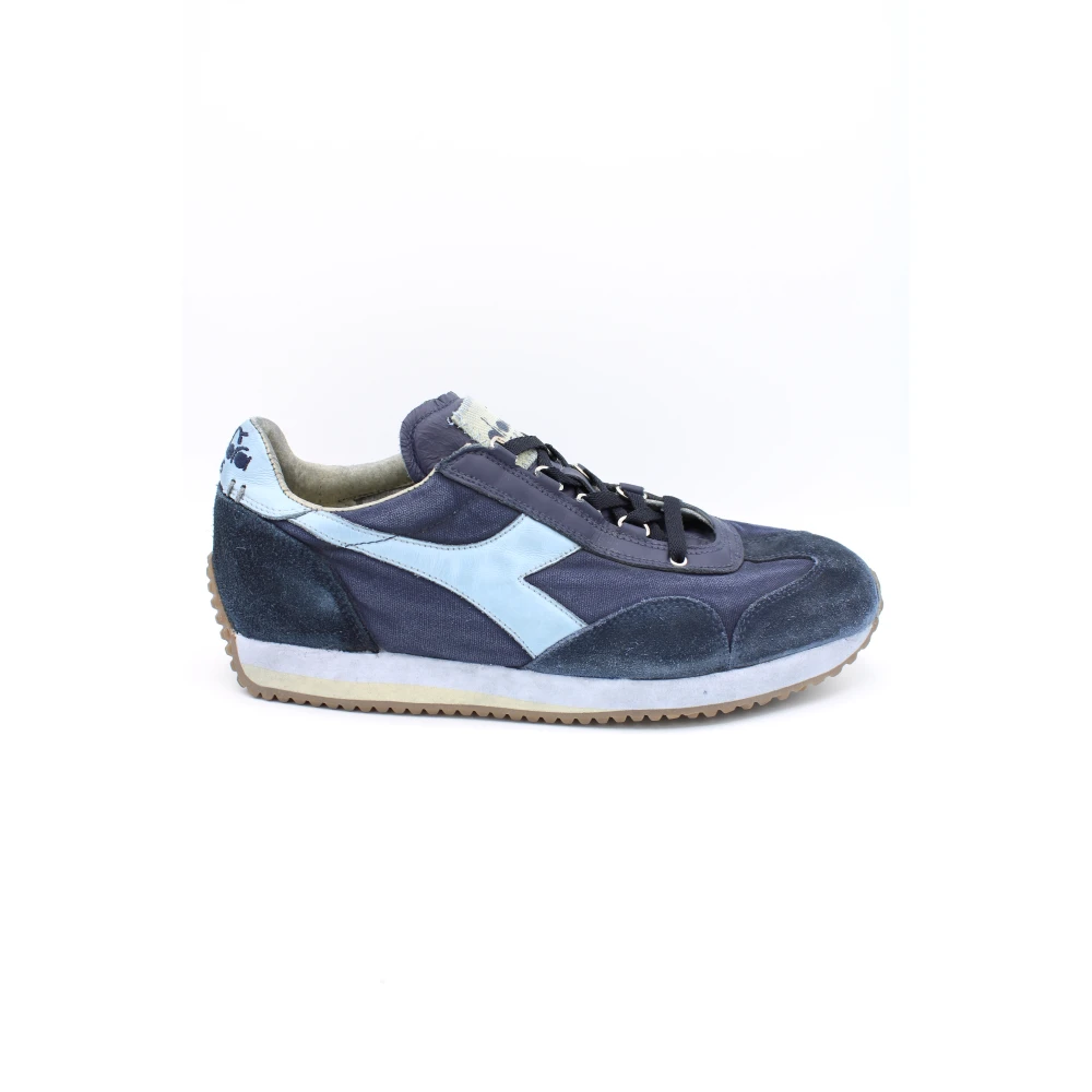 Diadora Dirty Stone Wash Heritage Sneakers Dames Schoenen Blauw