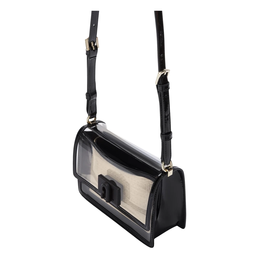 Furla Parelmoer Trim Schoudertas Beige Dames