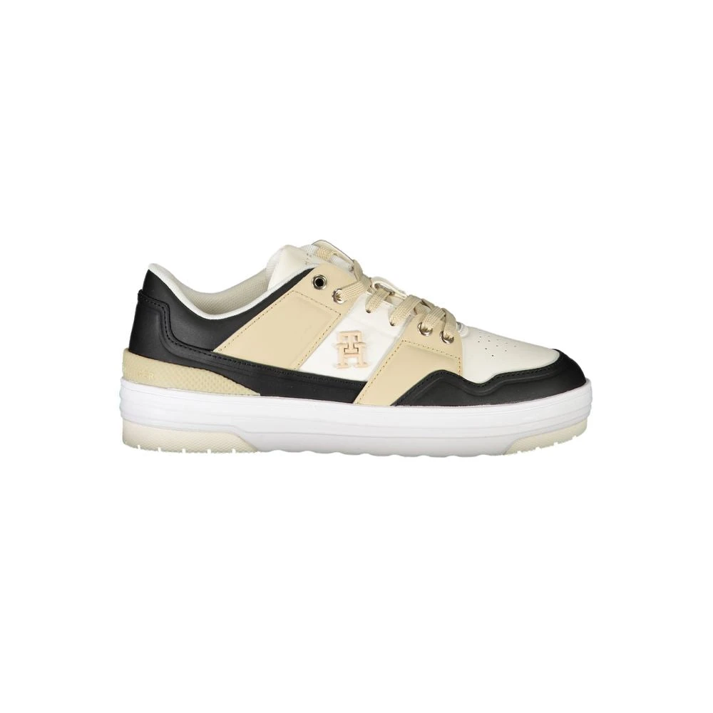 Tommy Hilfiger Women's Leather Sneaker Statement Shoes