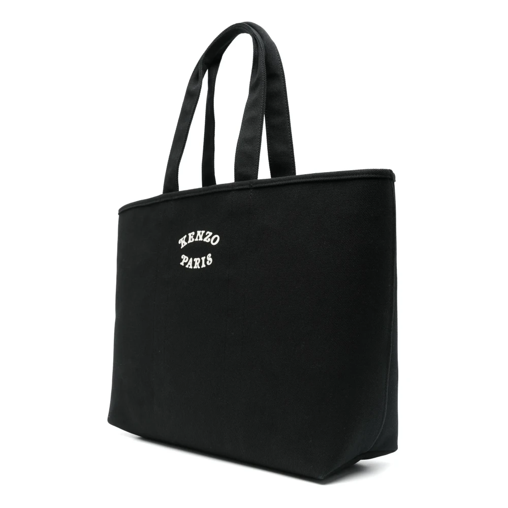 Kenzo Omkeerbare Grafische Tote Tas Black Heren