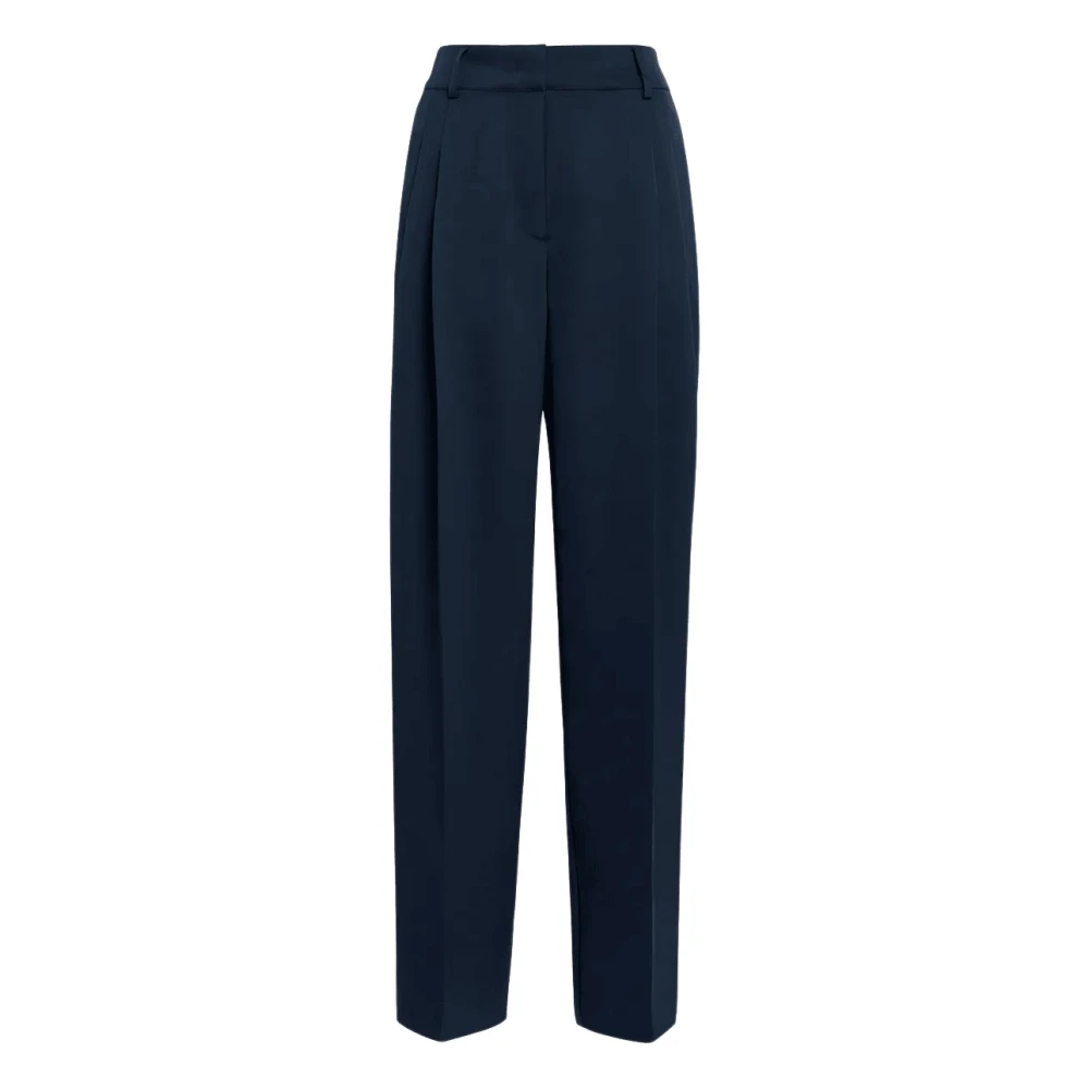 Essentiel Antwerp Hoge Taille Gladiolus Broek Blue Dames