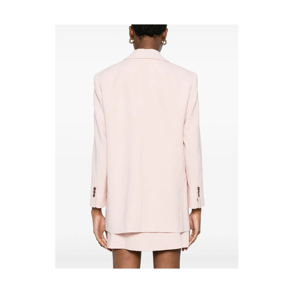 Theory Roze Blazer met Klepzakken Pink Dames