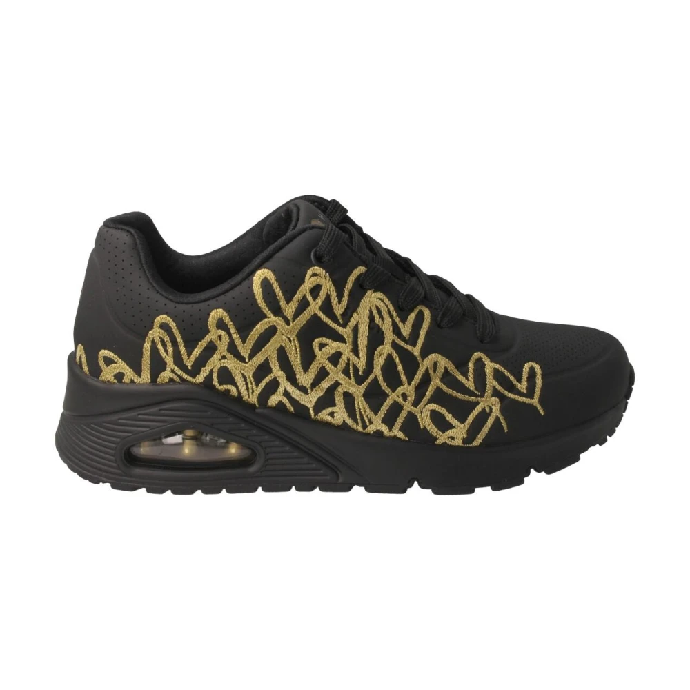 Skechers – Heart Sneakers Dames Schoenen Zwart