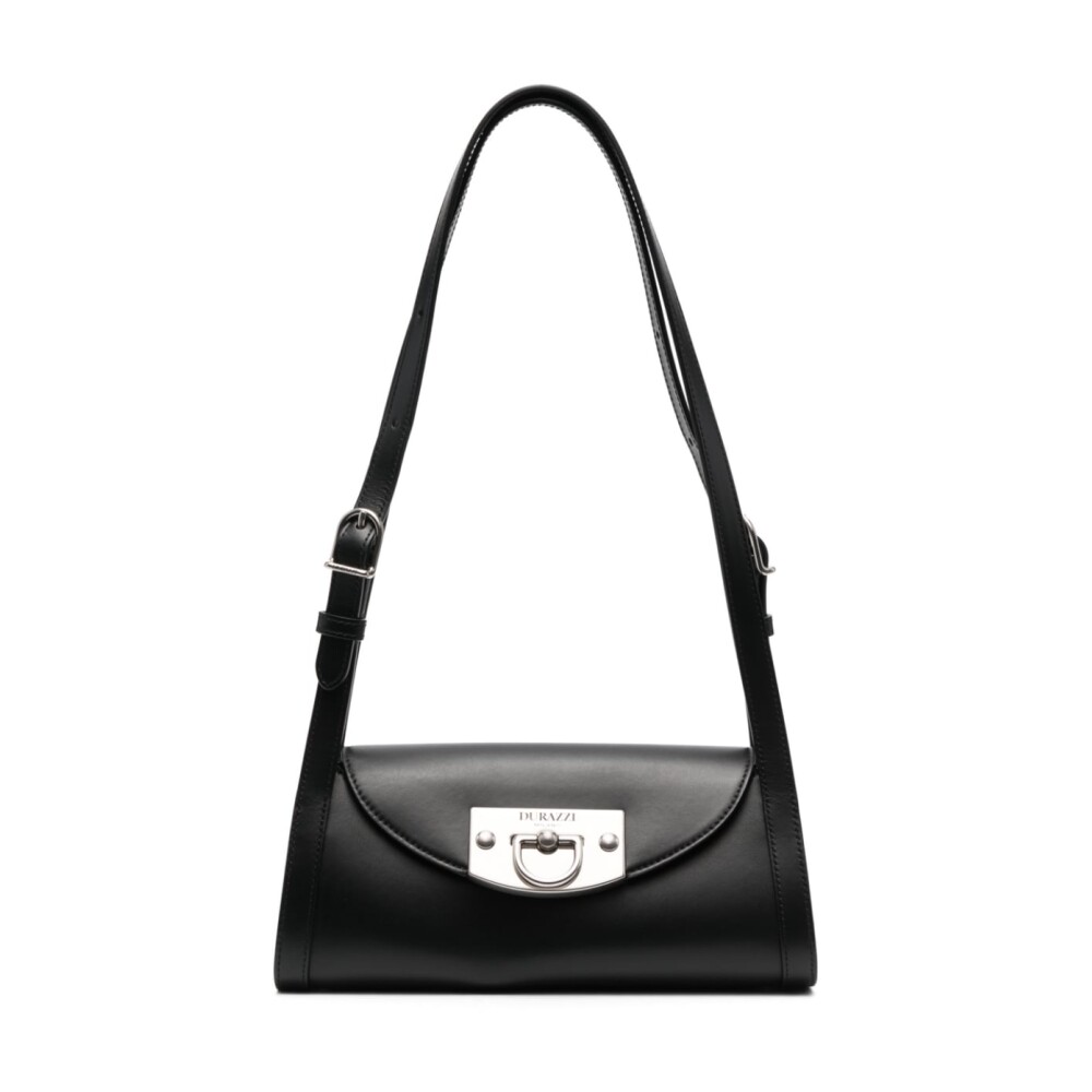 Black and silver shoulder bag best sale