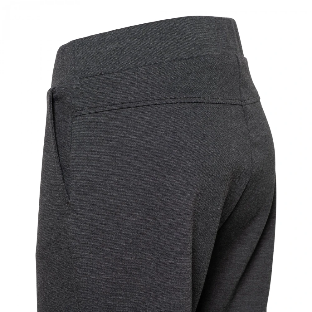 &Co Woman Grijze Tiana Punta Broek met Details Gray Dames