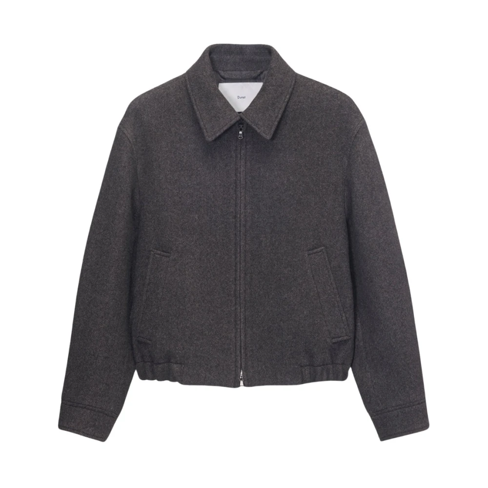 Dunst Collared Wool Blouson - Male - Bomber Jackets - Gray - Xl - Jackets