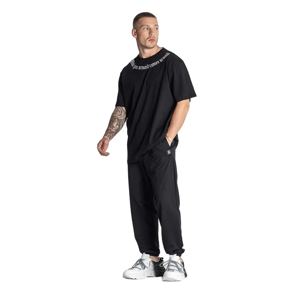 Gianni Kavanagh Karma Oversized T-shirt Black Heren