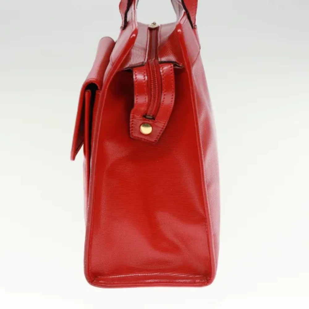 Celine Vintage Pre-owned Leather celine-bags Red Dames