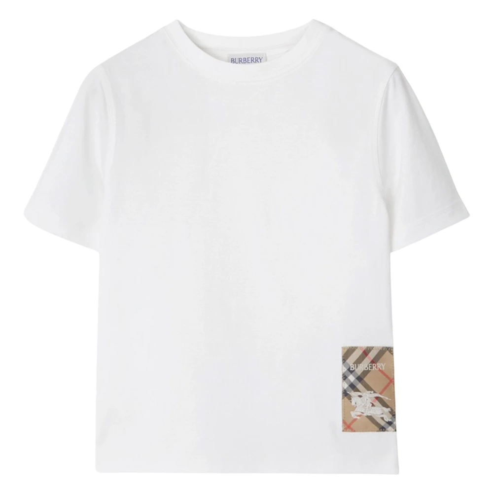 Burberry Unisex White Cedar Ekd Label T-Shirt