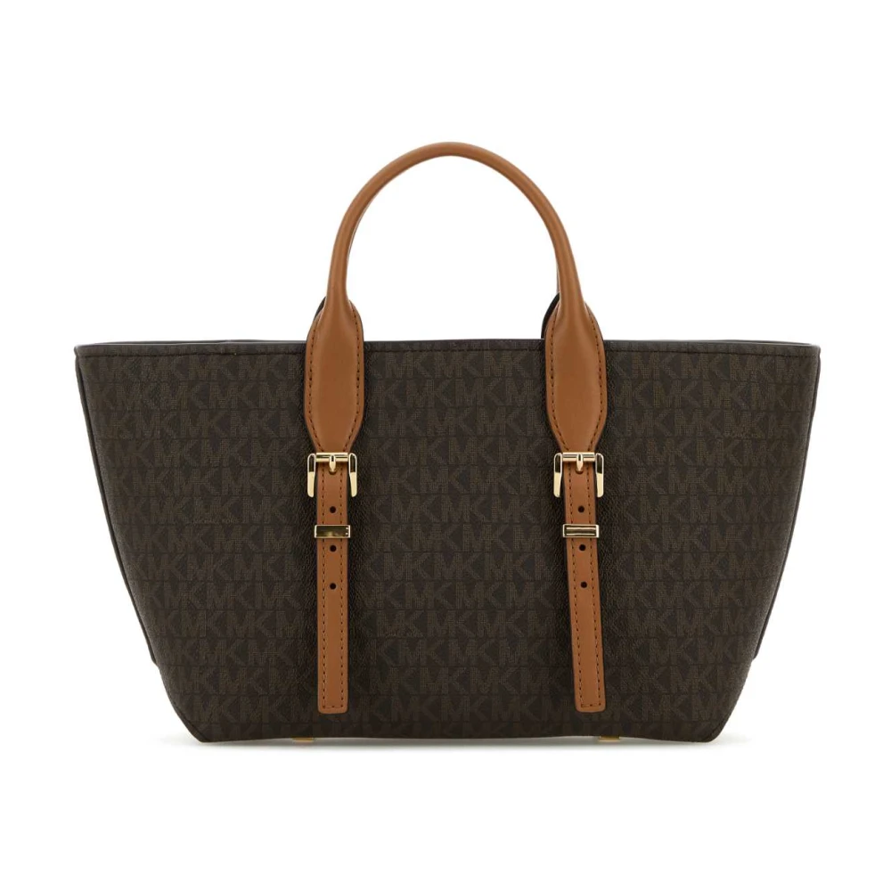 Michael Kors Canvas Moore Shopping Bag Brown Dames