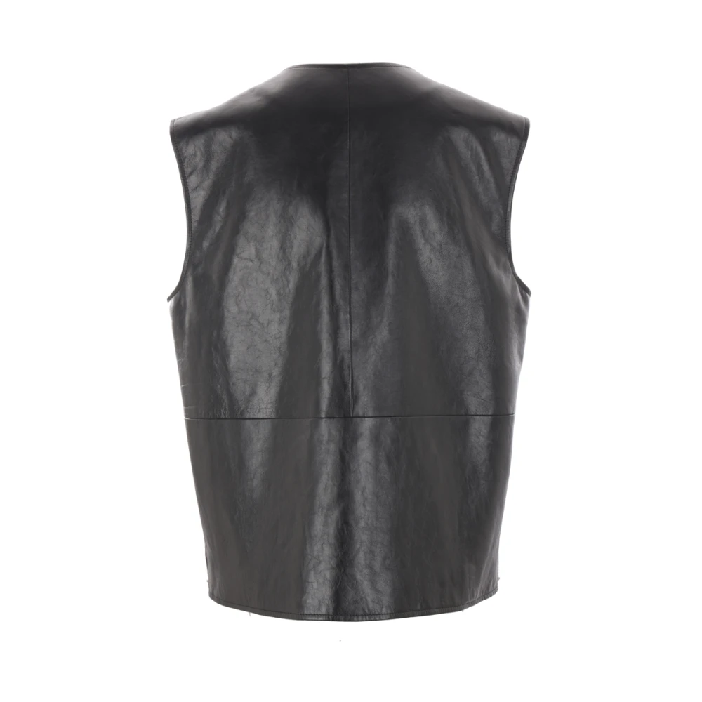 Bally Studded Leather Black Jacket Black Dames